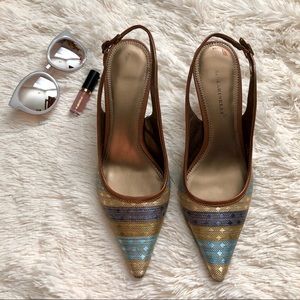 Women’s A. Marinelli Multicolor slingback - size 9
